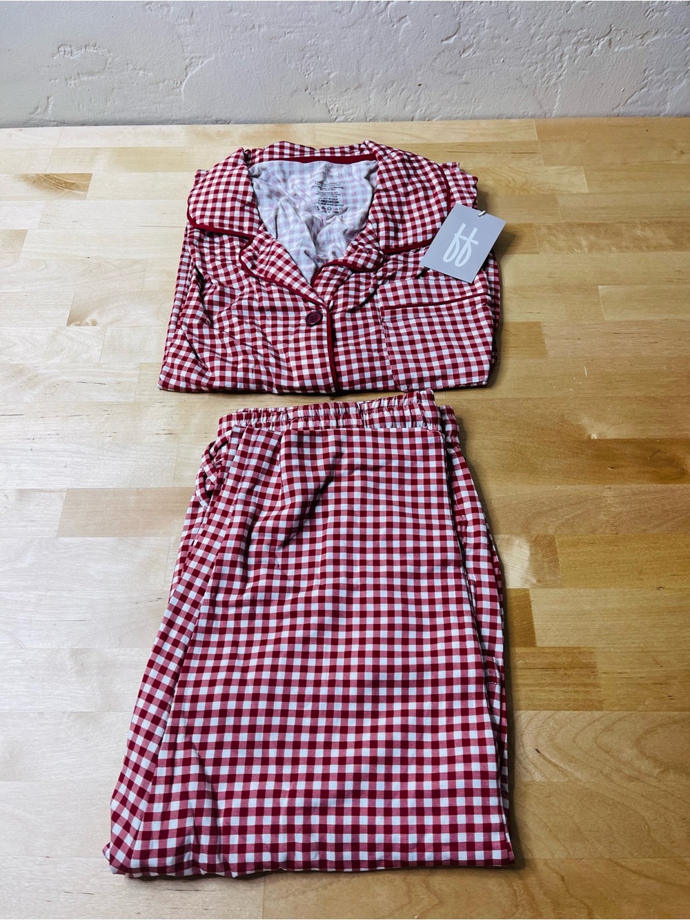 Forever French Women's Bamboo Button Up Lounge Set Size Small